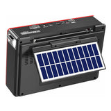 Wholesale-Dolphin SP420BTBK Retrobox Solar Rechargeable Speaker W/Bluetooth, AM/FM - Black-Solar Speaker-Electro Vision Inc
