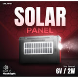 Wholesale-Dolphin SP420BTRD Retrobox Solar Rechargeable Speaker, Bluetooth, AM/FM - Red-Bluetooth Speaker System-Electro Vision Inc