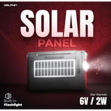 Wholesale-Dolphin SP420BTRD Retrobox Solar Rechargeable Speaker – Bluetooth, AM/FM (Red)-Bluetooth Speaker System-Electro Vision Inc