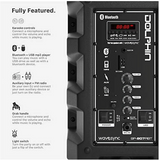 Wholesale-Dolphin SP807RBT Bluetooth Party Speaker 8"-Electro Vision Inc
