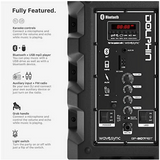 Wholesale-Dolphin SP807RBT Bluetooth Party Speaker 8"-Electro Vision Inc