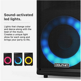 Wholesale-Dolphin SP807RBT Bluetooth Party Speaker 8"-Electro Vision Inc