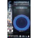 Wholesale-Dolphin SP807RBT Bluetooth Party Speaker 8"-Bluetooth Speaker-Electro Vision Inc