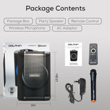 Wholesale-Dolphin SP880RBT - 8" Portable Speaker with Tiltable Function for Improved Audio Quality-Speaker-Electro Vision Inc