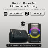 Wholesale-Dolphin SP880RBT - 8" Portable Speaker with Tiltable Function for Improved Audio Quality-Speaker-Electro Vision Inc