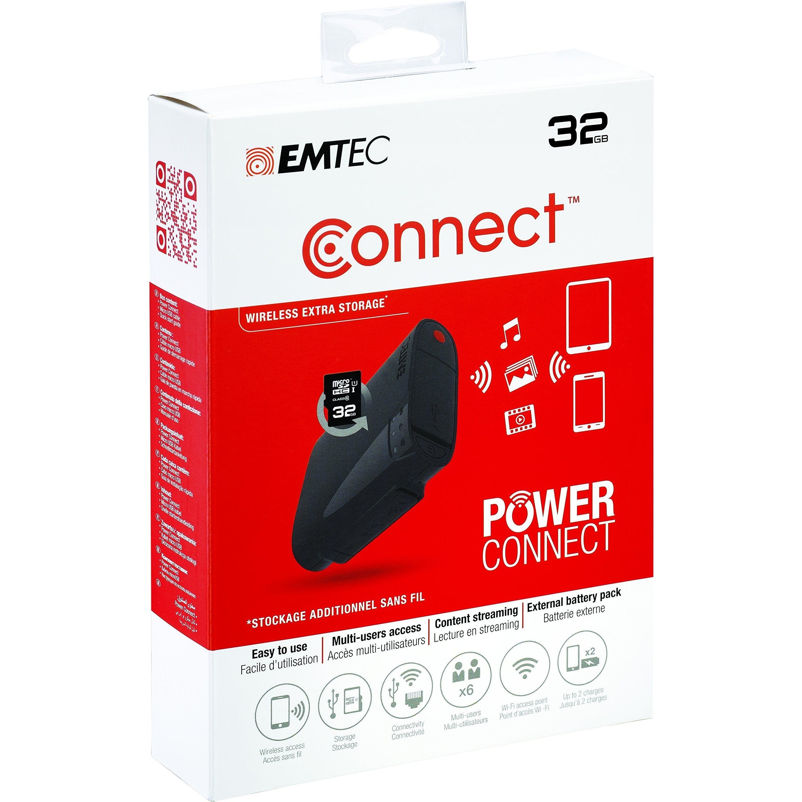 Wholesale-EMTEC ECCHA52U800MSD32 POWER CONNECT U800 32GB-Wireless Router-Electro Vision Inc