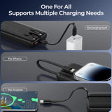 Wholesale-ESEEKGO P12B Power Bank 10000mAh w/ Built in Cable-Power Bank-Electro Vision Inc