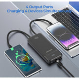 Wholesale-ESEEKGO P12B Power Bank 10000mAh w/ Built in Cable-Power Bank-Electro Vision Inc