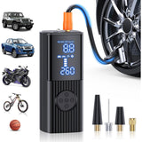 Wholesale-EVDANCE Tire Inflator Portable Air Compressor - Air Pump for Car Tires Max 150PSI with 7500mAh Rechargeable Battery-Air Pump-Electro Vision Inc