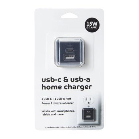 Wholesale-Electronic Necessities PHC81039FB1 USB-C & USB-A Home Charger-Electro Vision Inc