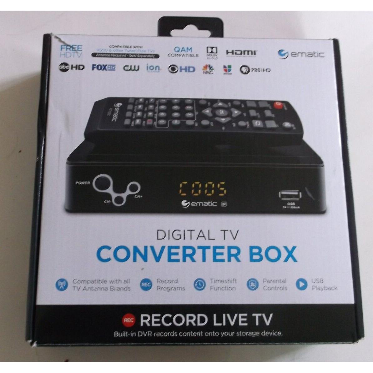 Wholesale-Ematic AT103 TV Converter Box-Electro Vision Inc