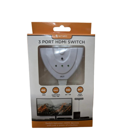Wholesale-Ematic EHMMQ312 Port HDMI Switch-Electro Vision Inc