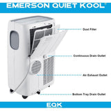 Wholesale-Emerson Portable AC, Remote Control, Cooling only , UL, Compact size with front air outlet-Airconditioner-Electro Vision Inc