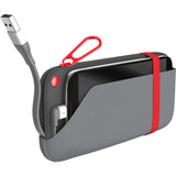 Wholesale-Emtec ECCHA60U500AN Power Pouch 5000mAh with Micro Cable Built-In-Power Bank-Electro Vision Inc