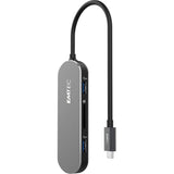Wholesale-Emtec ECHUBT650C 6-in-1 Type-C Multimedia Hub-Electro Vision Inc