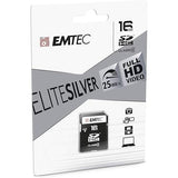 Wholesale-Emtec SD16 Class4 EliteSilver mSD - 16GB-SD Card-Electro Vision Inc