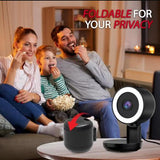 Wholesale-Energizer EIX1006BLK Smart 2K 5GHz Wi-Fi Foldable Privacy Camera w/ Light-Security Cameras-Electro Vision Inc