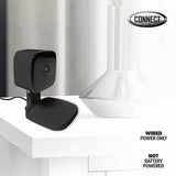 Wholesale-Energizer EIX11005BLK Smart Foldable Fixed Cam 1080p (Black)-Security Cameras-Electro Vision Inc