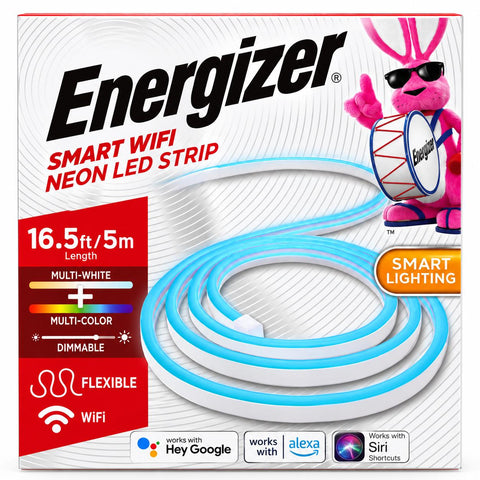 Wholesale-Energizer EOS21002RGB LED RGB Multi-Color Light Strip w/ Voice and Remote Control 5M-Light Strip-Electro Vision Inc