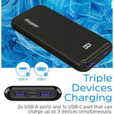 Wholesale-Energizer EU10011PQ Power Bank USB-C/ PD3.0/ SCP/VOOC Fast Charge 10K mAh-Power Bank-Electro Vision Inc