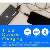 Wholesale-Energizer QE10011PQ-BK Power Bank Type C Support PD Input/Output 10k mAh-Power Bank-Electro Vision Inc