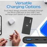 Wholesale-Energizer QE10011PQ-BK Power Bank Type C Support PD Input/Output 10k mAh-Power Bank-Electro Vision Inc