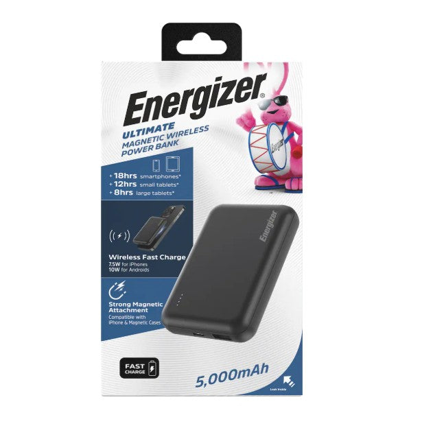 Wholesale-Energizer QM5005BK Power Bank 5,000 mAh - Black-Power Bank-Electro Vision Inc