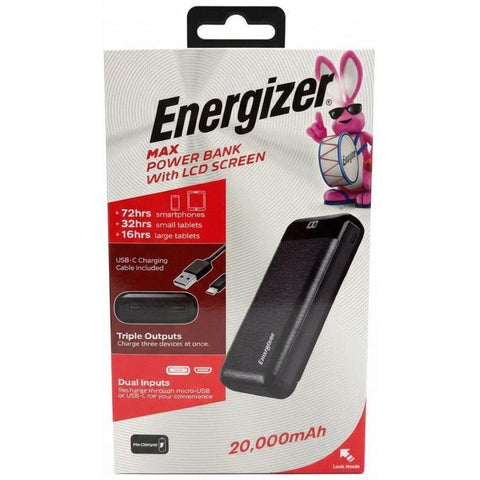 Wholesale-Energizer UE20058 20000mah Power Bank-Power Bank-Electro Vision Inc
