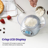 Wholesale-Etekcity EK3551 Food Kitchen Scale With Bowl-Weight Scale-Electro Vision Inc