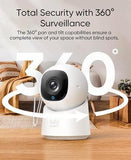 Wholesale-Eufy Security C220 2K Indoor Pan & Tilt Camera with Night Vision T8W11121-Security Cameras-Electro Vision Inc
