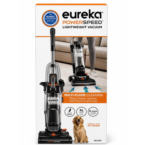 Wholesale-Eureka NEU180-RB PowerSpeed Upright Bagless Vacuum Cleaner - CERTIFIED REFURBISHED-Vacuum-Electro Vision Inc
