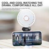 Wholesale-Fan N15 LED Digital Display Portable Fan – Adjustable Speed, Rechargeable, Compact Design-Fans-Electro Vision Inc