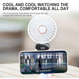 Wholesale-Fan N15 LED Digital Display Portable Fan – Adjustable Speed, Rechargeable, Compact Design-Electro Vision Inc
