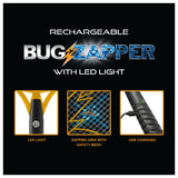 Wholesale-Farpoint BZR012 Rechargeable Bug Zapper with LED Light-Bug Zapper-Electro Vision Inc