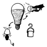 Wholesale-Farpoint FLEB67106 Emergency Light Bulb 3-in-1-Electro Vision Inc