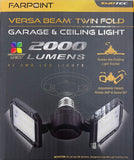 Wholesale-Farpoint FLFB220012 Versa Beam Twin Fold Garage & Ceiling Light-Celling Light-Electro Vision Inc