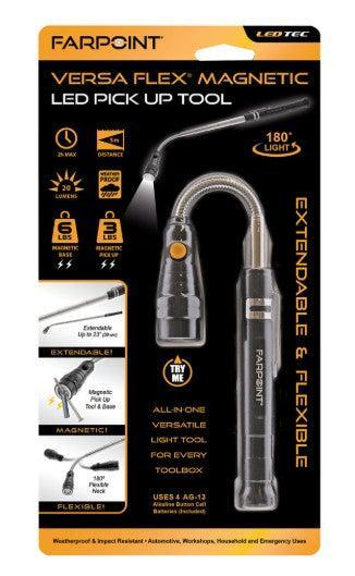 Wholesale-Farpoint FLFB2312 Versa Flex Magnetic LED Pick Up Tool-Tools-Electro Vision Inc