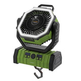 Wholesale-Farpoint FLFB25104 Dual Force 360, Rechargeable Fan / Worklight 120Lm-Worklight-Electro Vision Inc