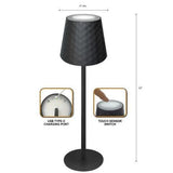 Wholesale-Farpoint FLRL1206 Rechargeable Deco Lamp with Touch Sensor Switch-Rechargeable Lamp-Electro Vision Inc