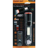 Wholesale-Farpoint FLRL35612 Utility Emergency Flashlight 300Lm-Flashlight-Electro Vision Inc