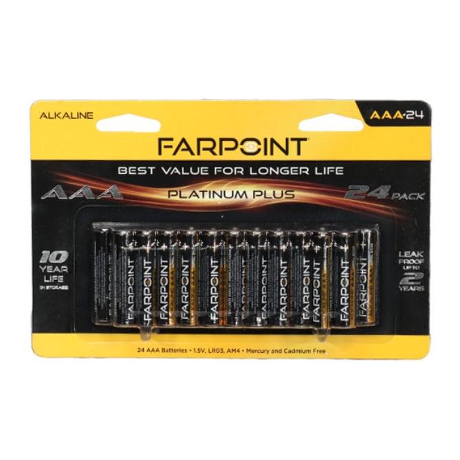 Wholesale-Farpoint FPB24AAA Alkaline Battery-Electro Vision Inc