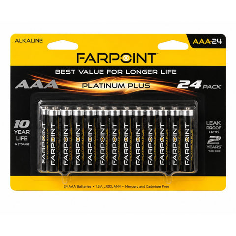 Wholesale-Farpoint FPB24AAA Alkaline Battery-Battery-Electro Vision Inc