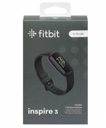 Wholesale-Fitbit FB424BKBK-US Inspire 3 Health & Fitness Tracker - Midnight Zen-Fitness Tracker-Electro Vision Inc