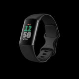 Wholesale-Fitbit GA05183-NA Charge 6 Advanced Fitness & Health Tracker - Obsidian-Fitness Tracker-Electro Vision Inc