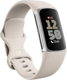 Wholesale-Fitbit GA05185-NA Charge 6 Advanced Fitness & Health Tracker - Porcelain-Fitness Tracker-Electro Vision Inc
