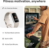 Wholesale-Fitbit GA05185-NA Charge 6 Advanced Fitness & Health Tracker - Porcelain-Fitness Tracker-Electro Vision Inc