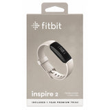 Wholesale-Fitbit Inspire 2 Health & Fitness Tracker One Size (S & L Bands Included) - White-Smart watch-Electro Vision Inc