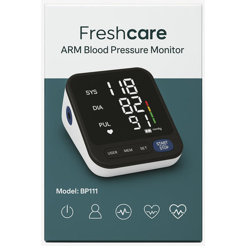 Wholesale-FreshCare BP111 Arm Blood Pressure Monitor-Electro Vision Inc