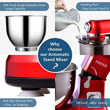 Wholesale-Frifer Electric SM1508BM-Red Multifunction Food Mixer-Food Mixers & Blenders-Electro Vision Inc