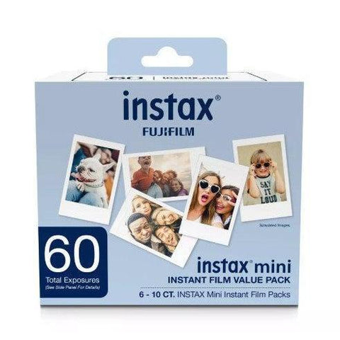 Wholesale-Fujifilm 056-10-0050 INSTAX MINI Instant Film Value Pack - White-Film-Electro Vision Inc